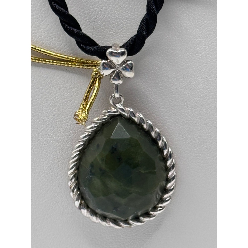 Connemara Marble Sterling Silver Ireland Pendant Necklace